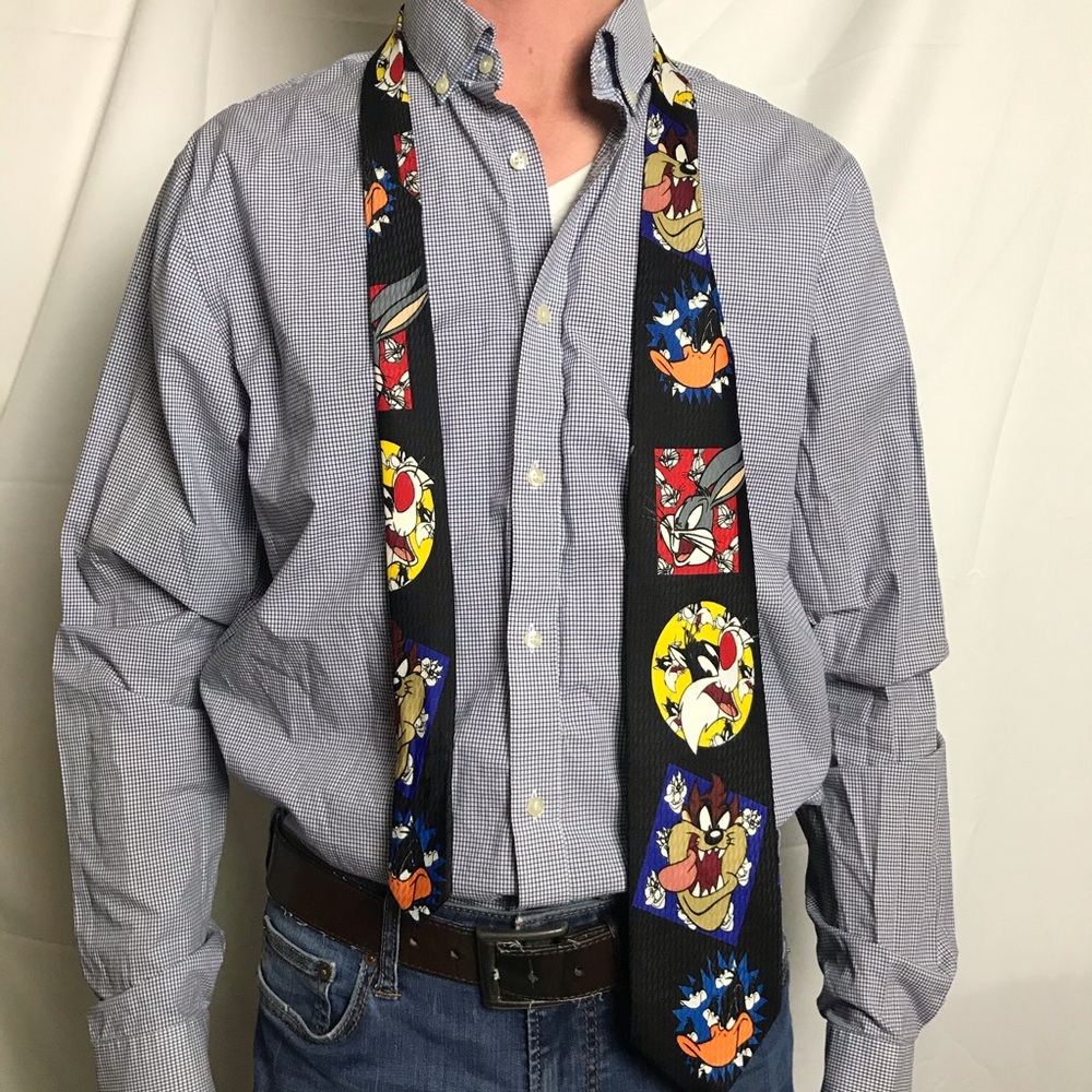 90s Vintage Looney Tunes Tie